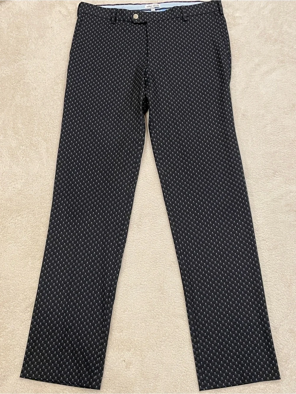 Peter Millar Golf Pants 34x34 Mens Crown Sport Carrboro Performance Skull Print